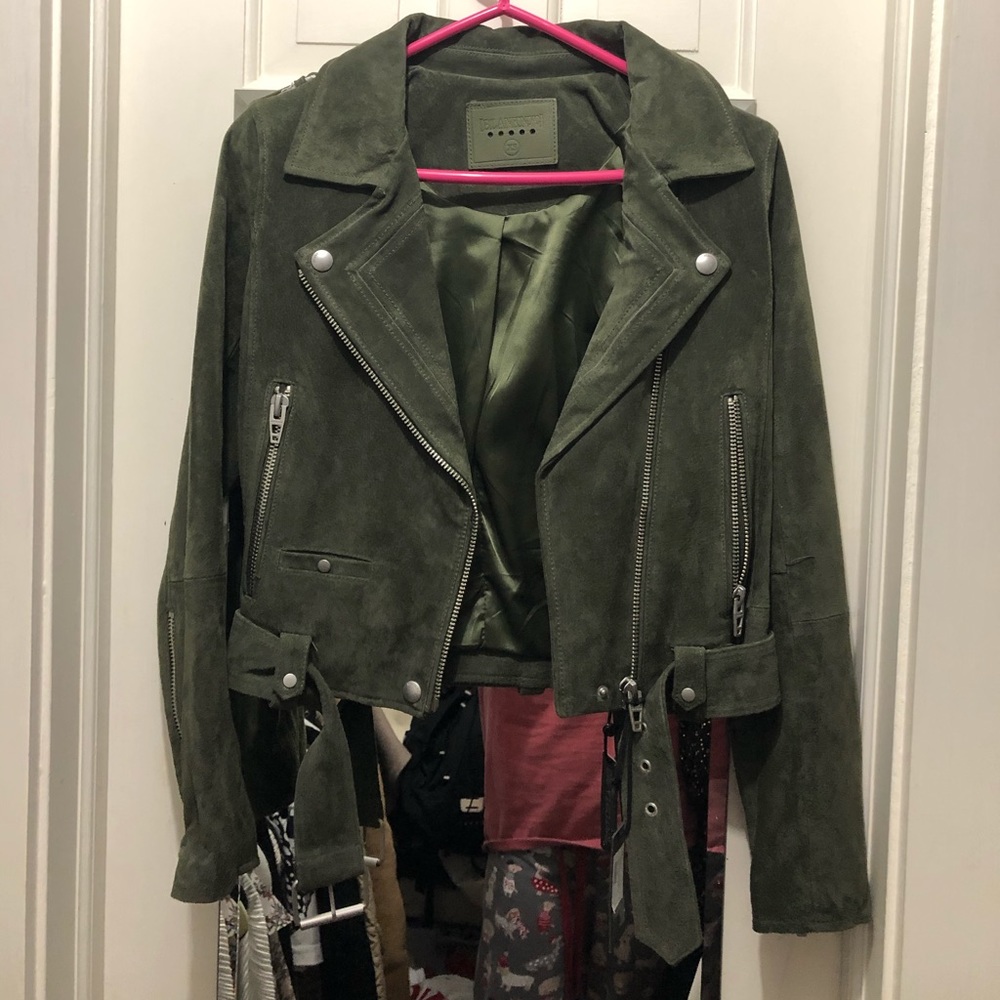 Blank NYC Suede Moto Jacket